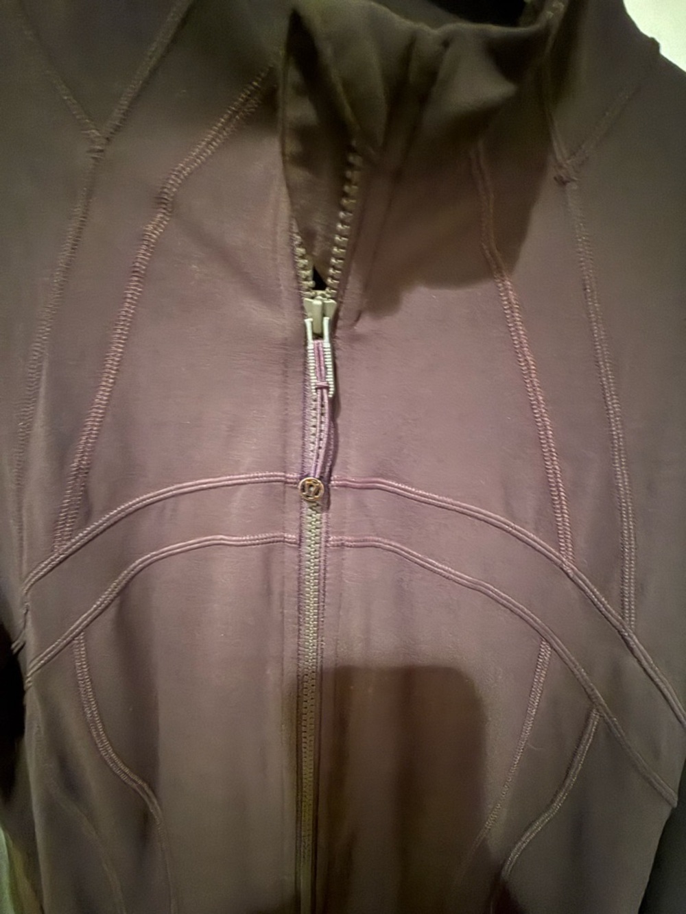 NWT Lululemon Brown Sequoia Define Jacket Nulu Full-Zip Hip Length Size 12 - Picture 2 of 8